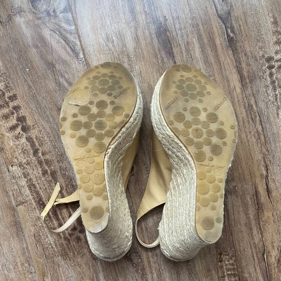 Jimmy Choo Nude Patent Espadrilles - Picture 4 of 5